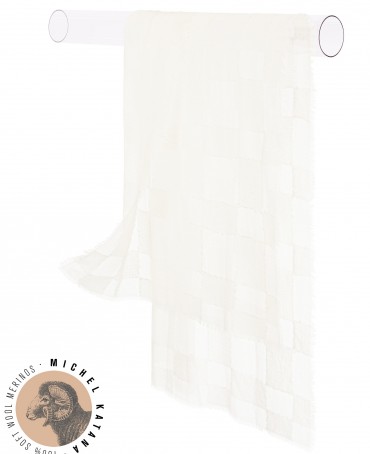 Палантин Унисекс CutTQ.W40_24DMW-1.2/BLANC